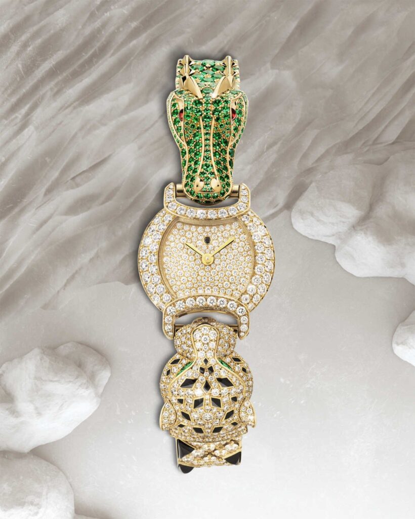 La jungla Cartier: Brillo y fuerza cara a cara / Patricia Olivares Taylhardat, Cartier, colección, diamantes, tigre, ónix, cebra, jirafa, relojes, cocodrilo, mujeres, pantera, jungla, galucha, oro, lujoso, maison, joyería, fauna, animales, jaguar, especies, anillos, picots, francesa