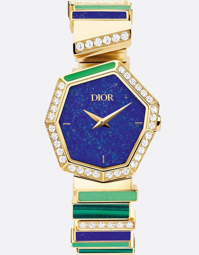 Gem Dior, la nueva colección de Dior / Patricia Olivares Taylhardat, Dior, Gem Dior, Victoire de Castellane, oro, diamantes, 18kt, relojes, preciosas, piedras, lapislázuli, malaquita, acero, brazaletes, anillos, joyería, abstracción, pendientes