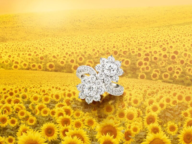 Brillo y gracia natural: Sunflower by Harry Winston