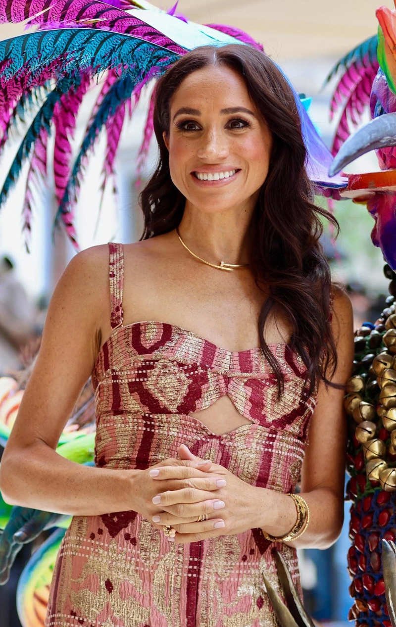 Meghan Marke brilló en Colombia con Cartier y Lorraine Schwartz / Patricia Olivares Taylhardat, Meghan Marke, Colombia, Cartier, Lorraine Schwartz, duquesa, Sussex, joyas, relojes, activista, Tank Française, princesa, Diana, diamantes, pavé, Justr Un Clou, oro amarillo, 18 quilates, Johanna Ortiz, rosa, metálico, joyería